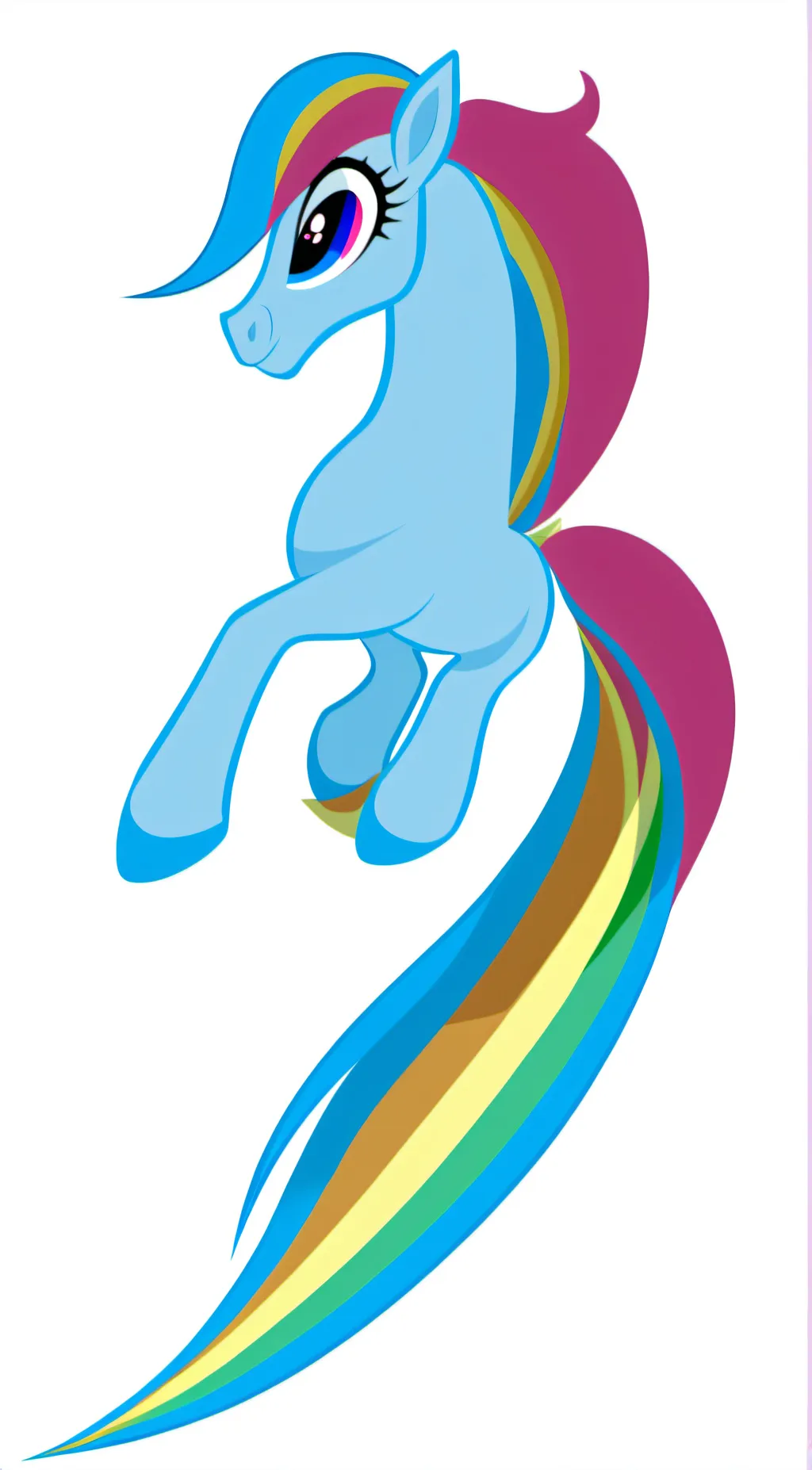 ai character: Rainbow Dash background