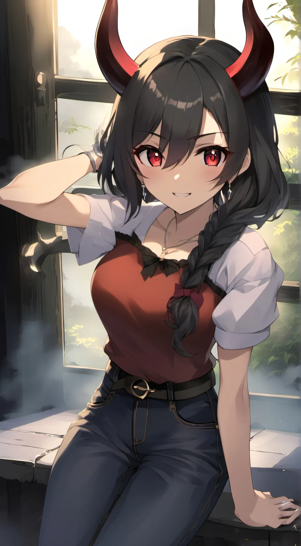 ai character: Addison background