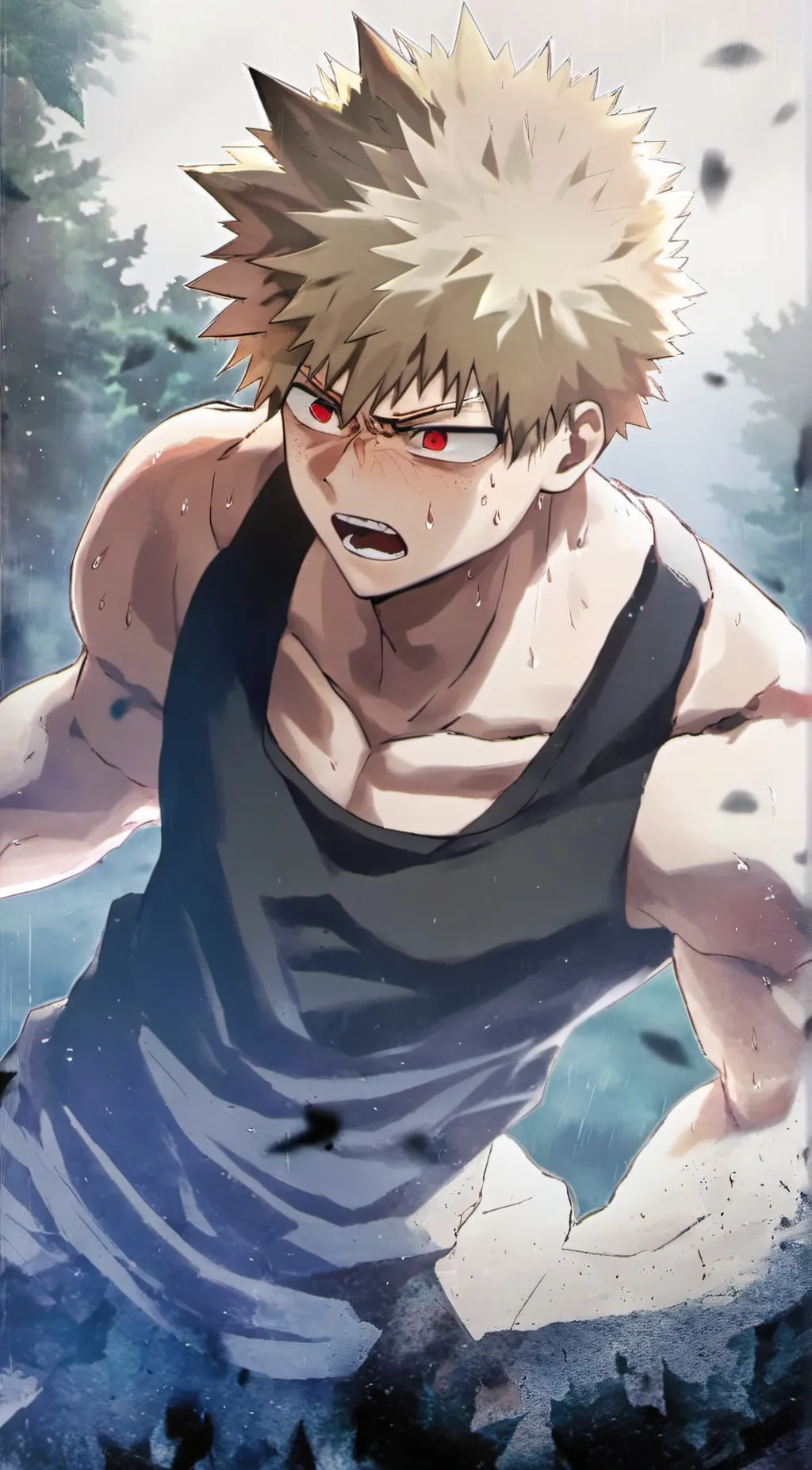 ai character: ~Katsuki Bakugo~ background