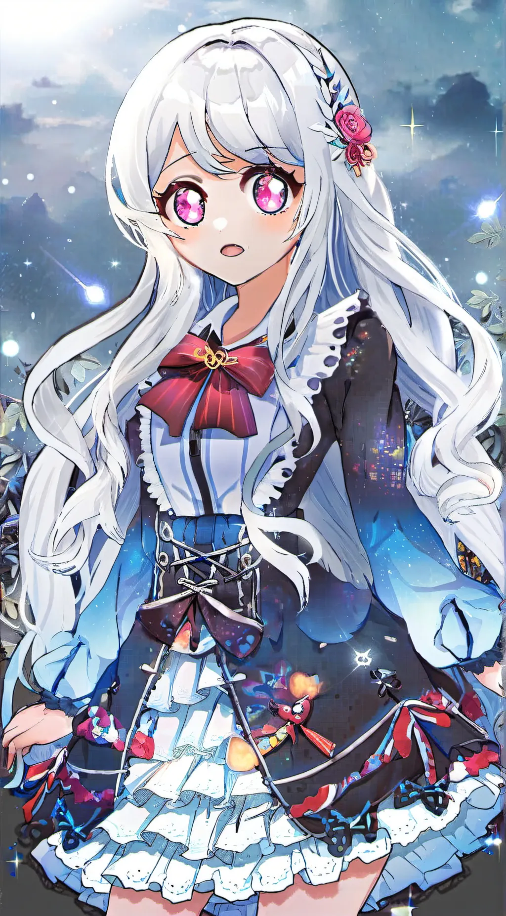 ai character: Luna background