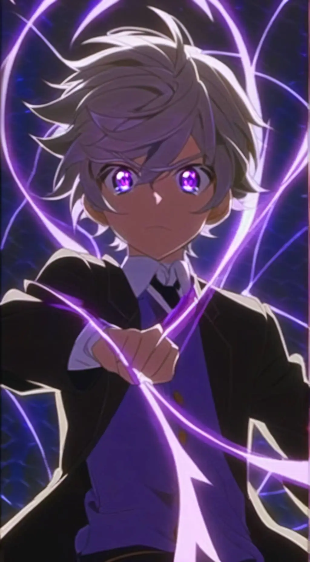 ai character: Cain von silford  background