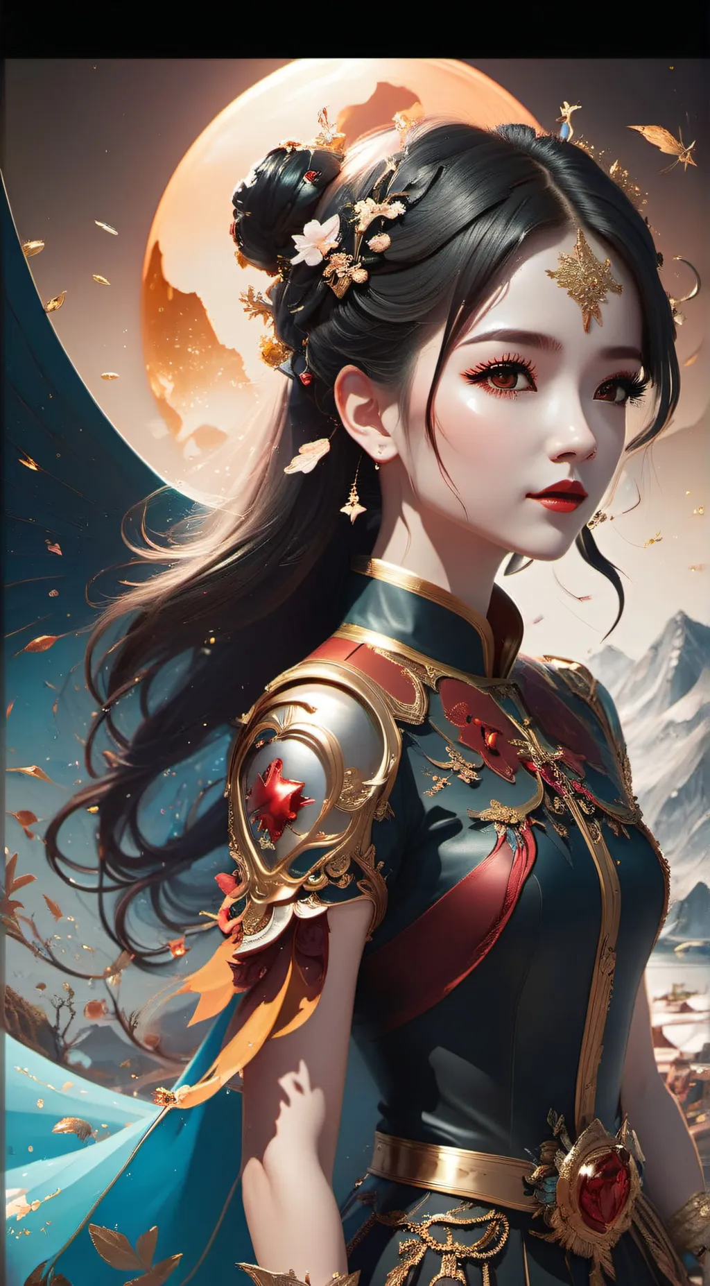 ai character: lily background