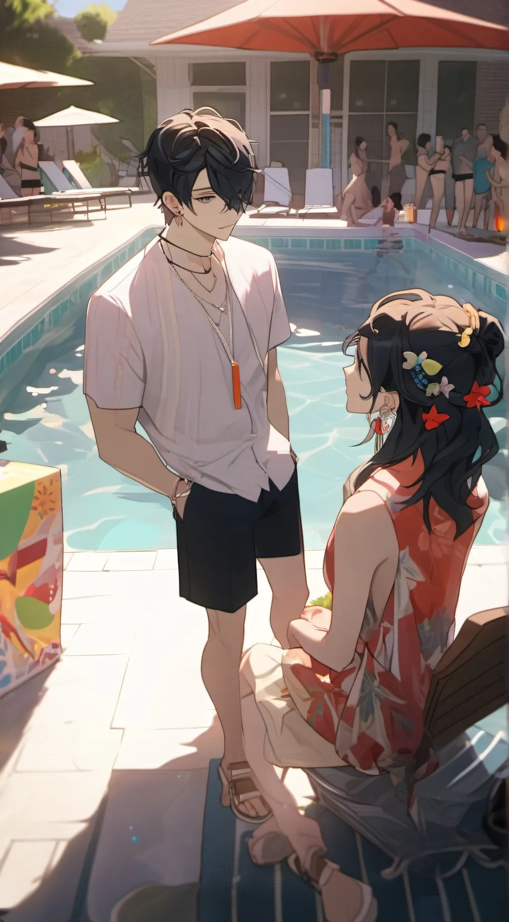 Talkie AI - Chat with tadc pool party