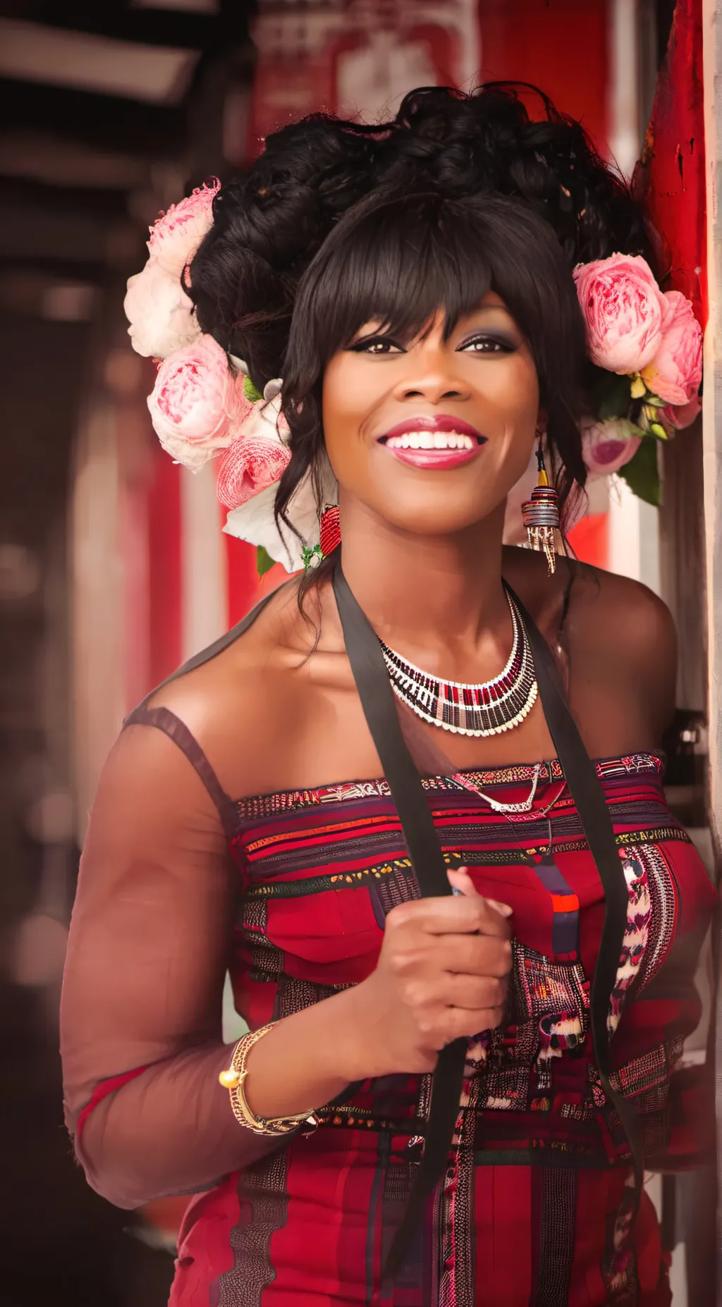 ai character: Aria background