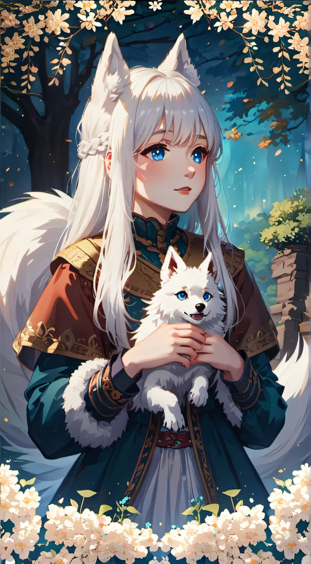 ai character: Okami-Gumiho background