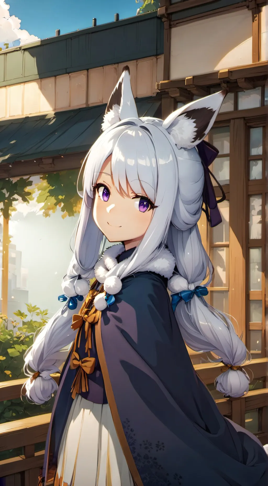 ai character: Dawn background