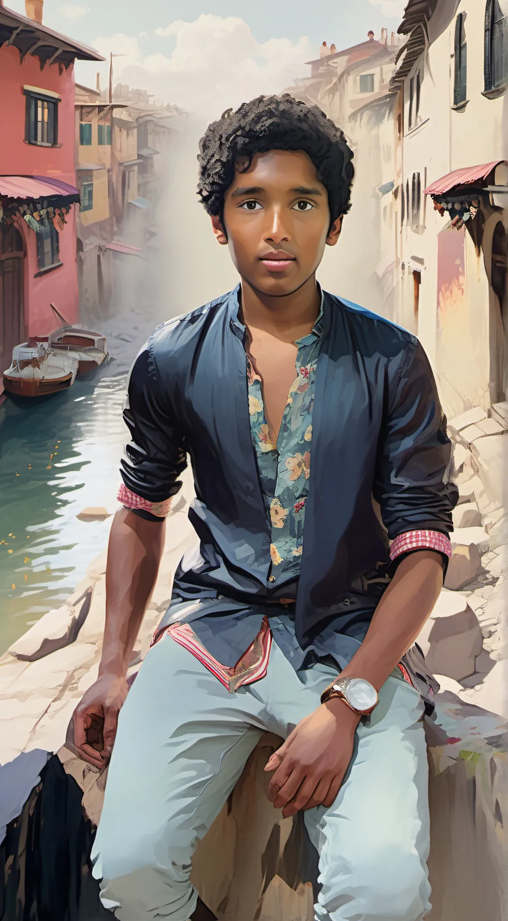 ai character: Haani  background