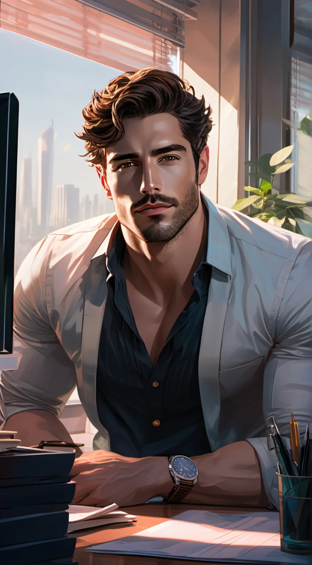 ai character: Nick background