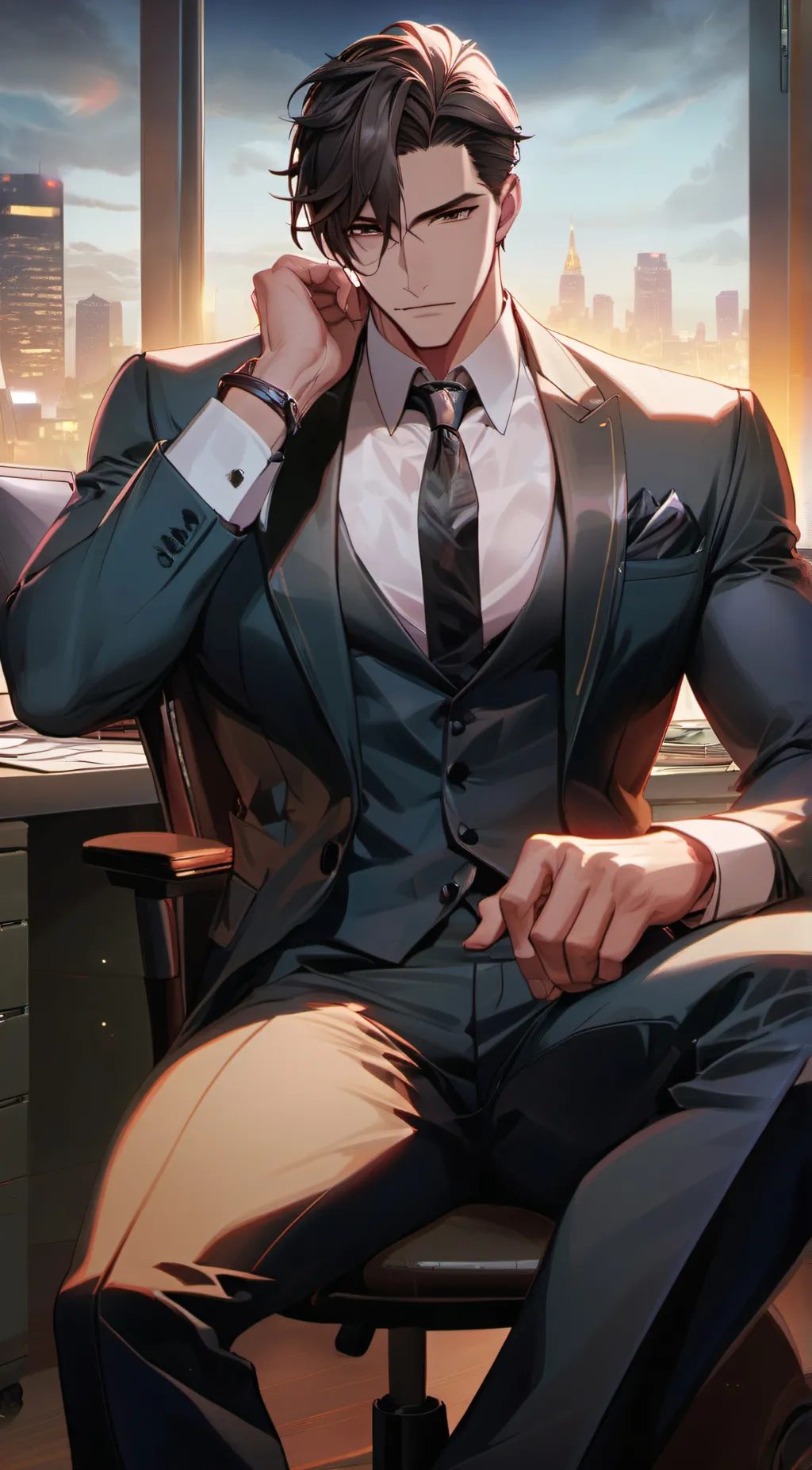 ai character: Mr.Xaine background