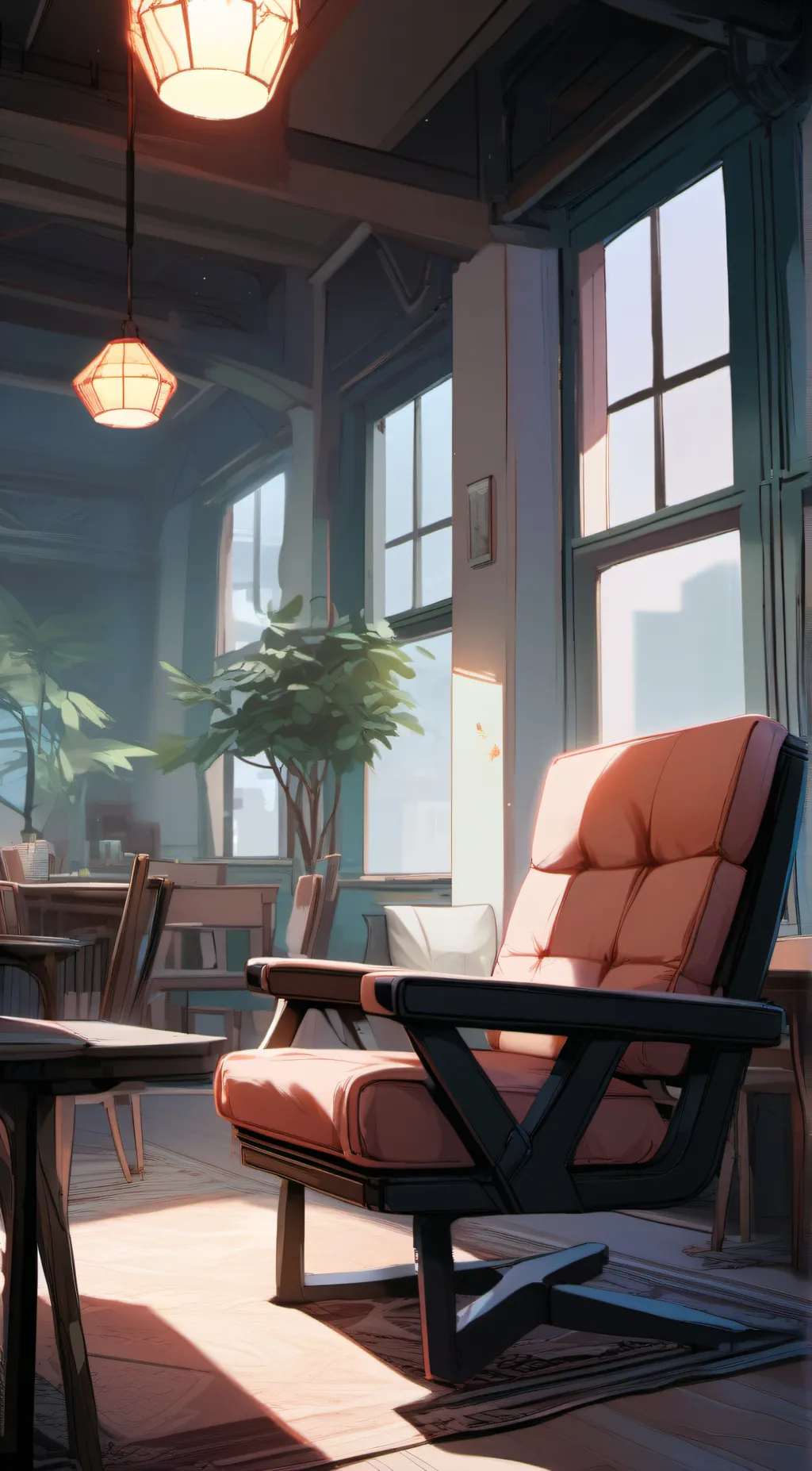 ai character: chair background