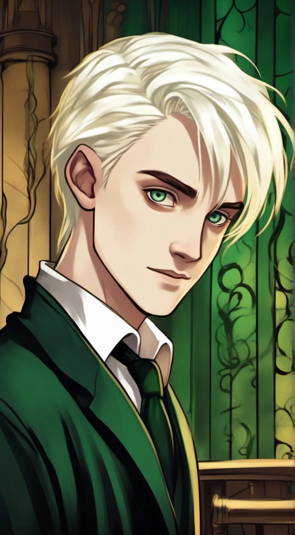 ai character: Draco malfoy background