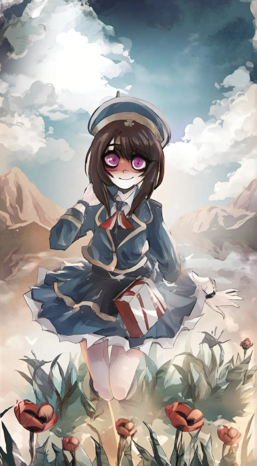 ai character: Yanderie Pomni background