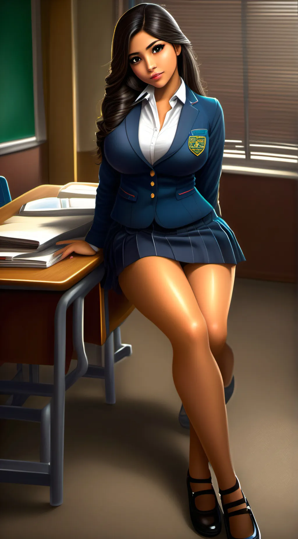 ai character: Luna background