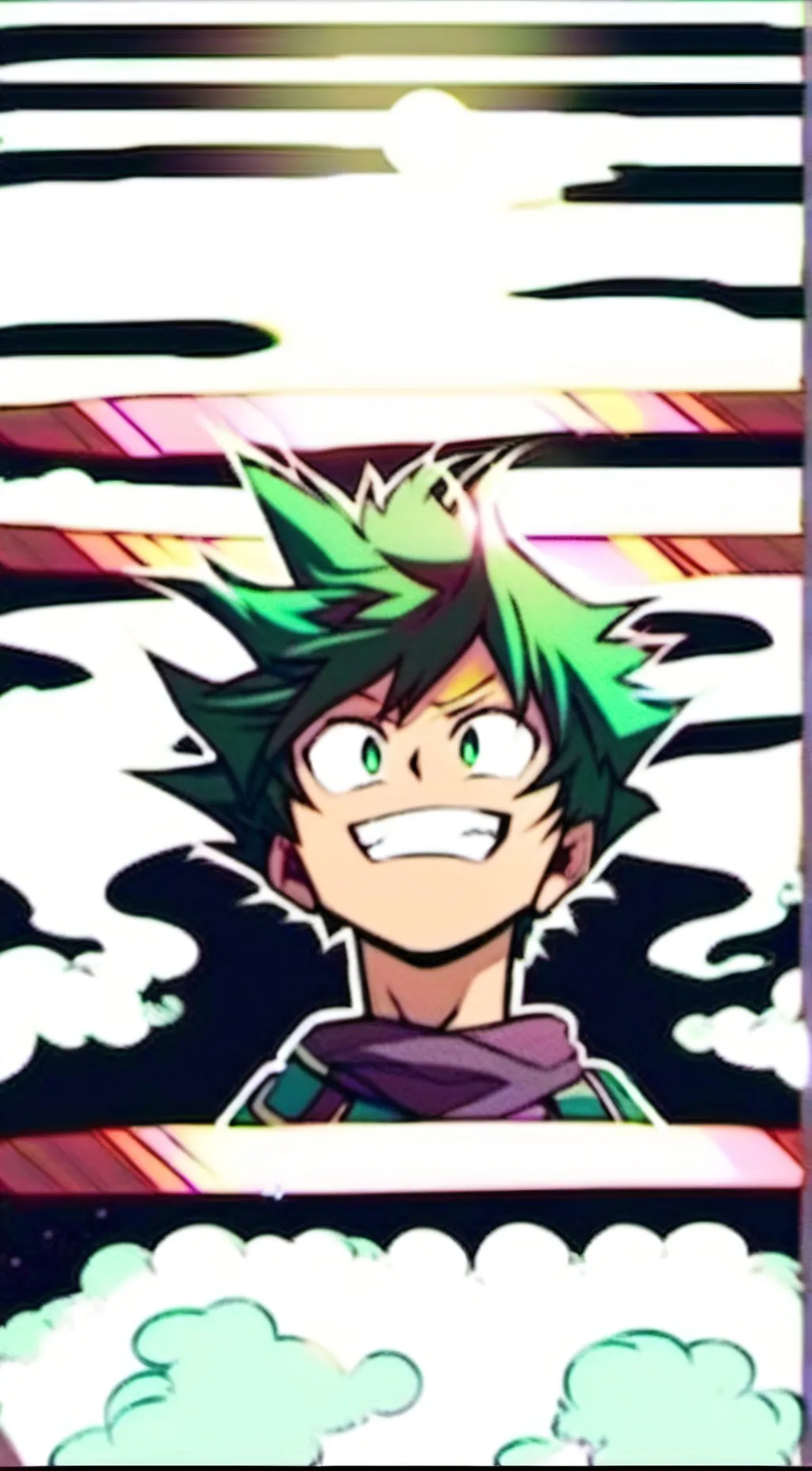 ai character: deku background