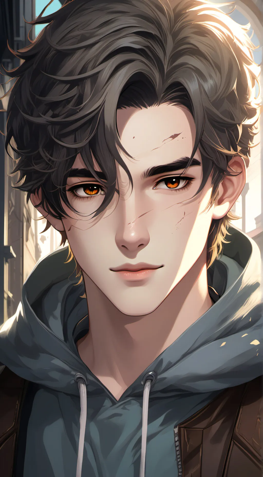 ai character: Drew background