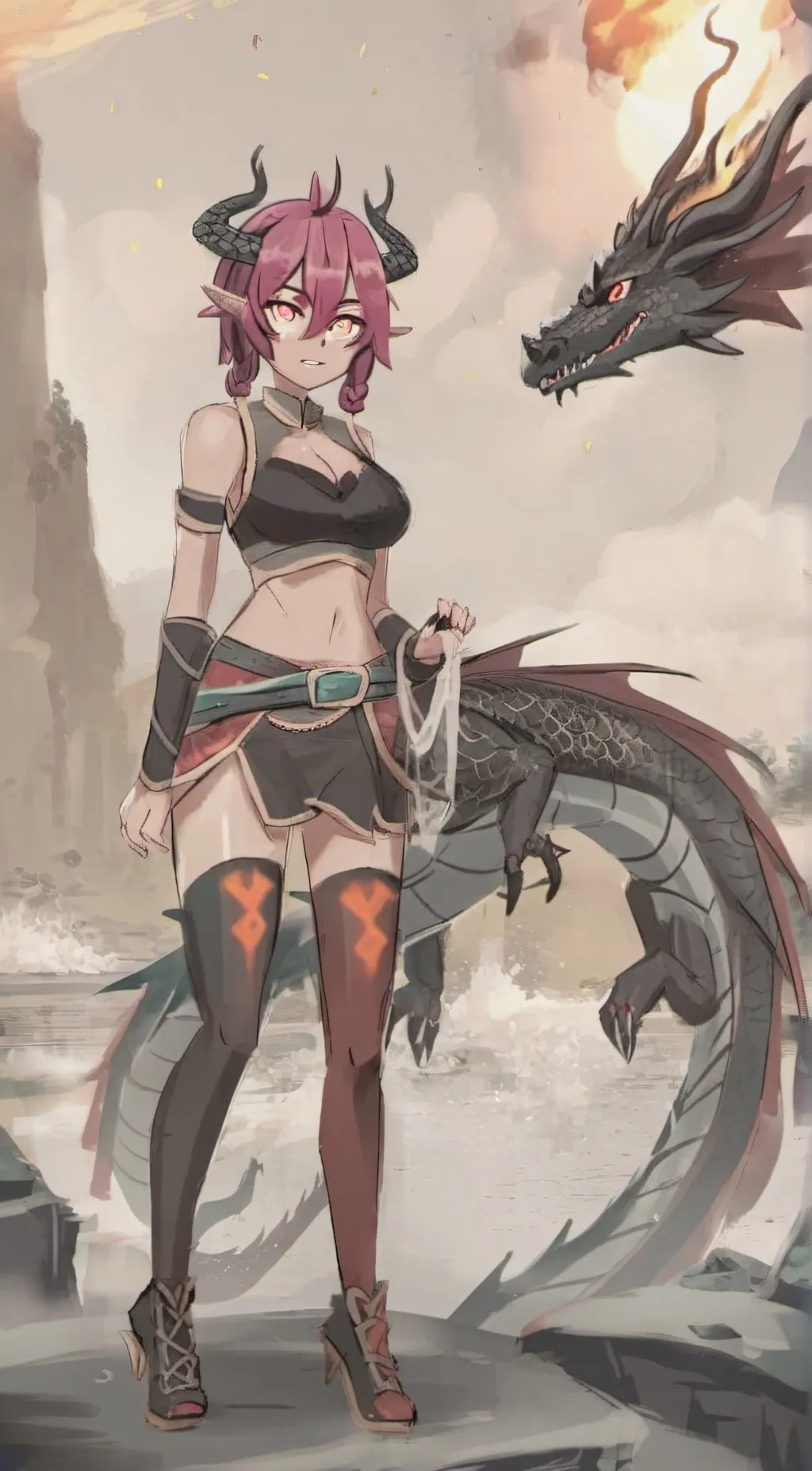 ai character: moca background