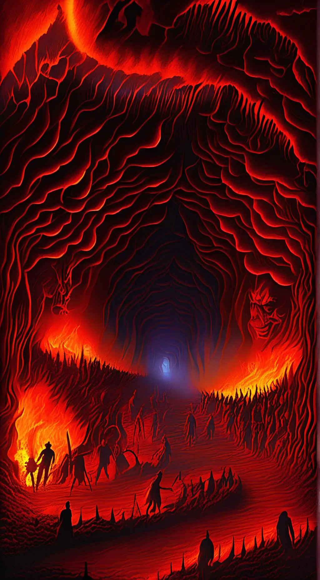 ai character: Hell background