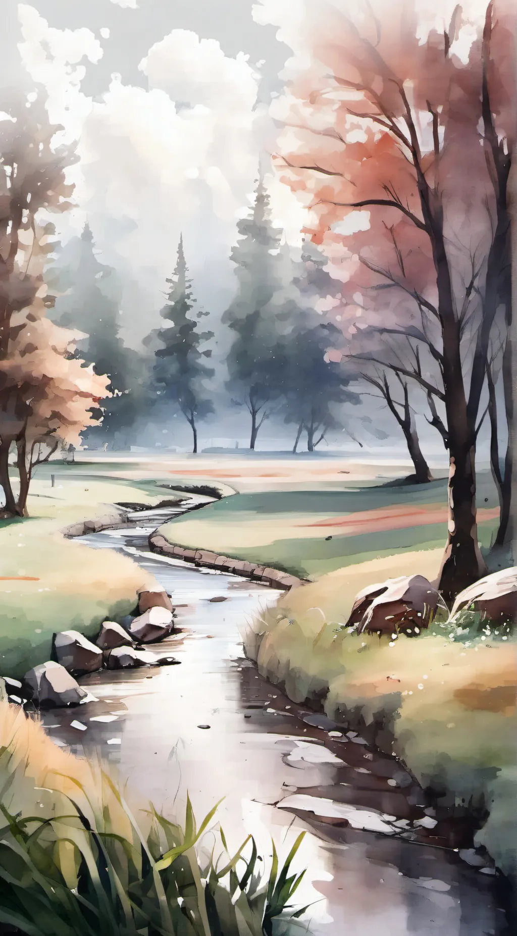 ai character: Grass  background