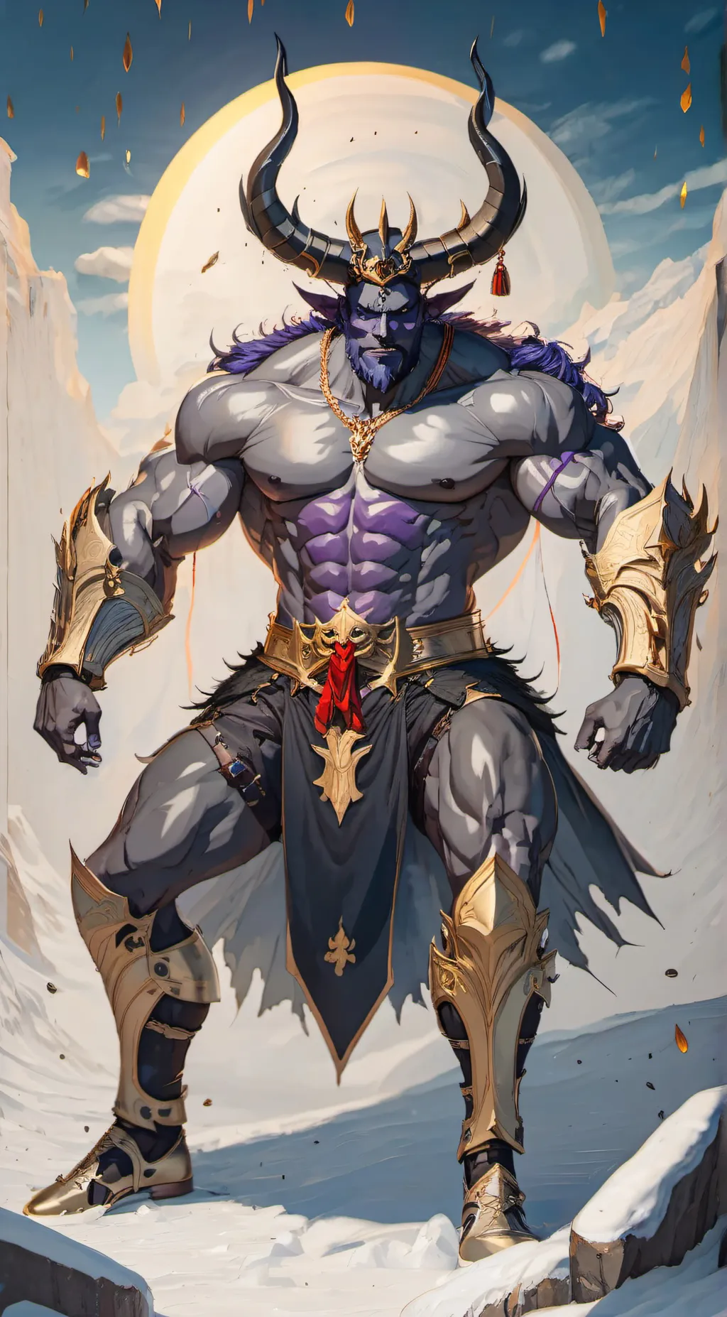 ai character: Demon King background