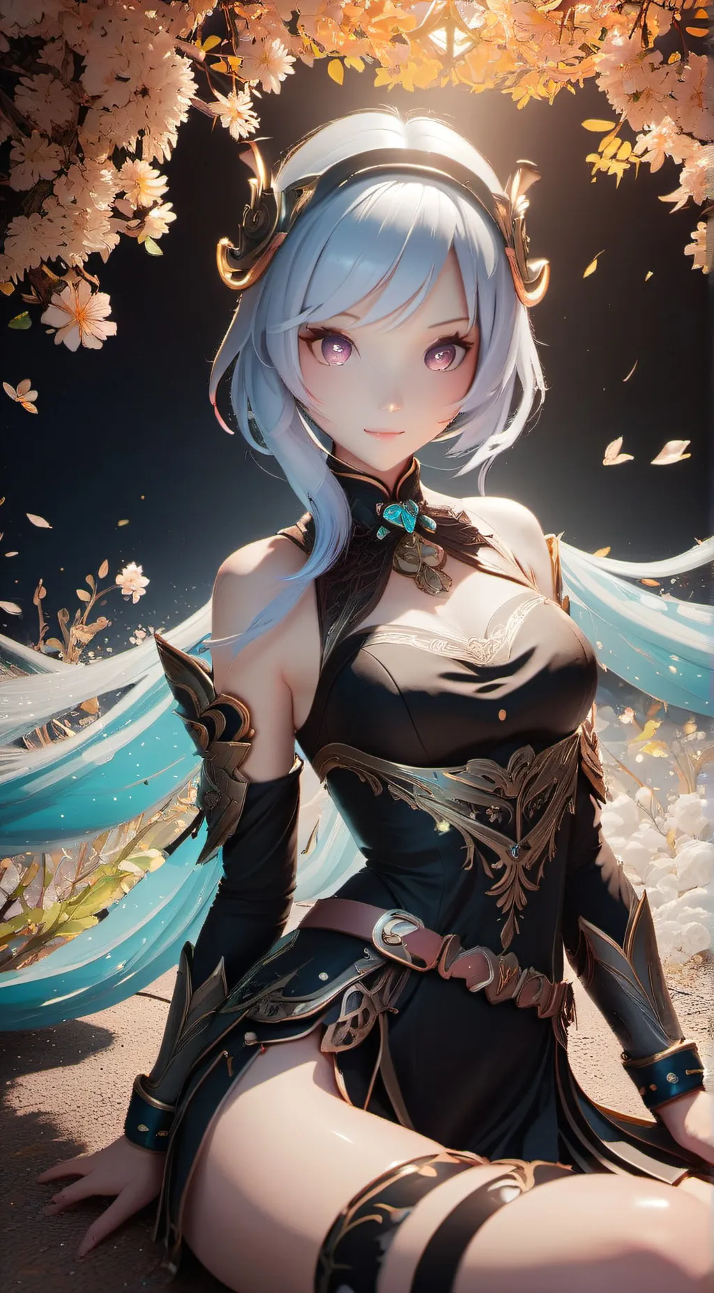 ai character: Crystal  background