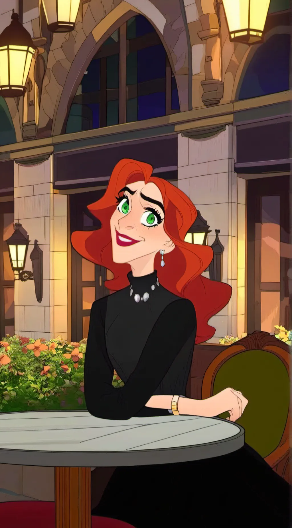 ai character: red flag uno background