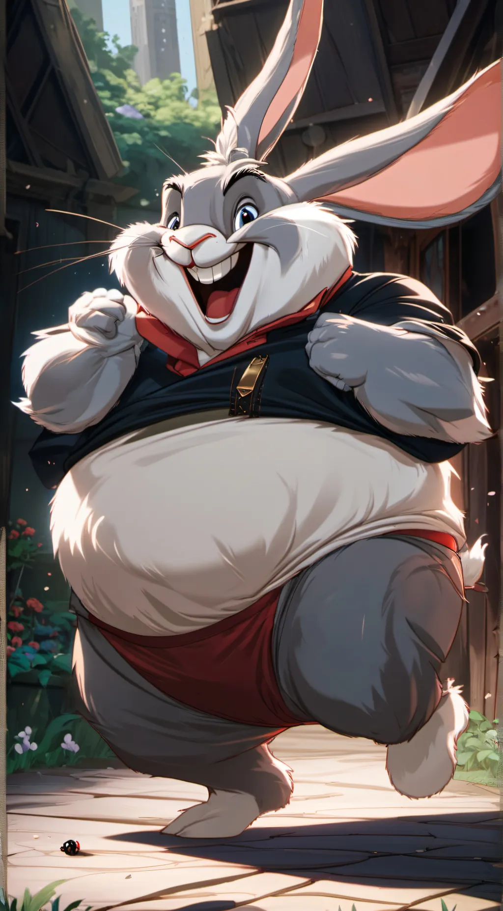 ai character: Big Chungus background