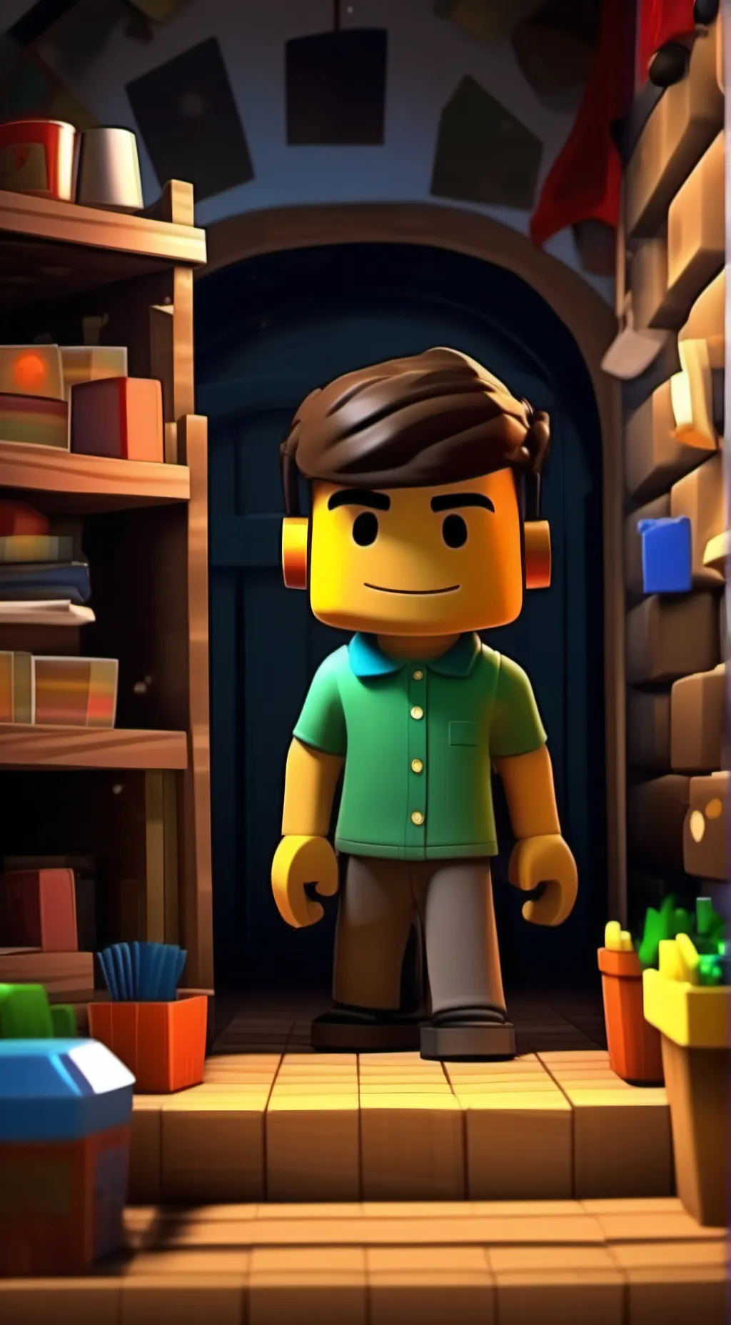 ai character: Roblox hated child background