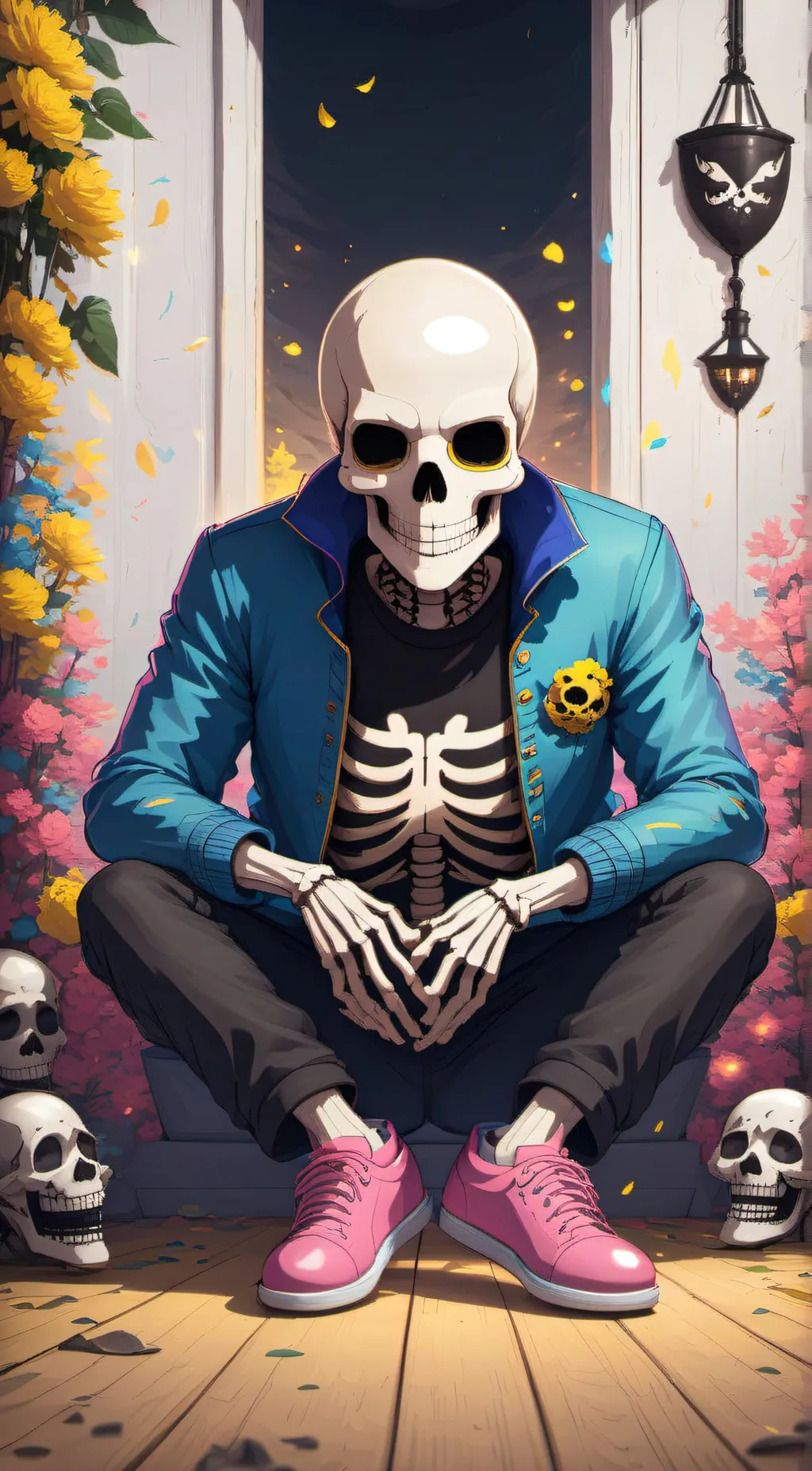 ai character: sans background