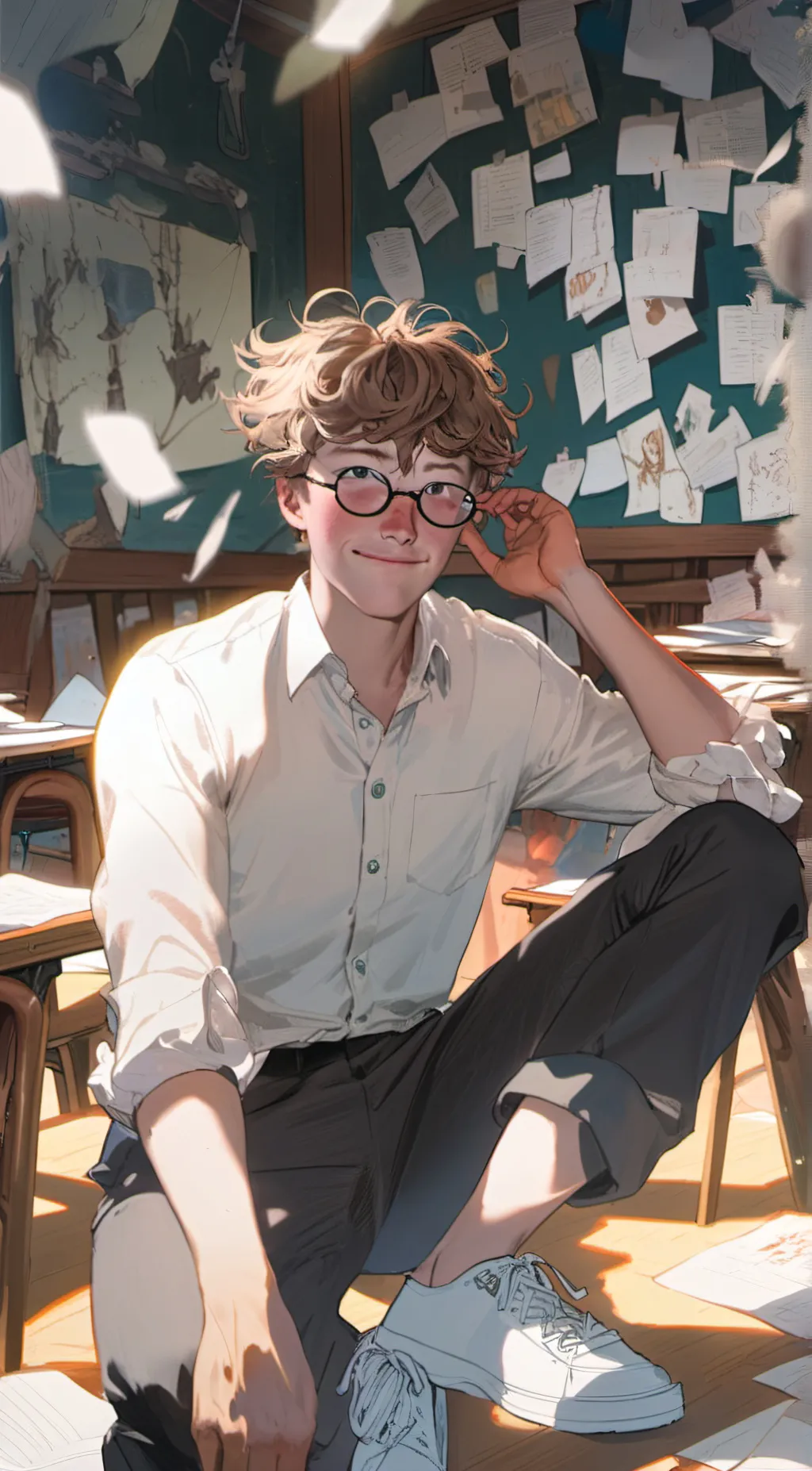 ai character: Tyler. background