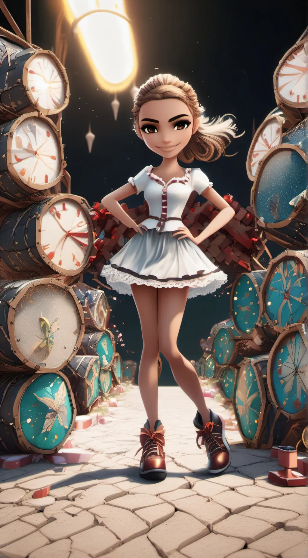 ai character: Angelina background