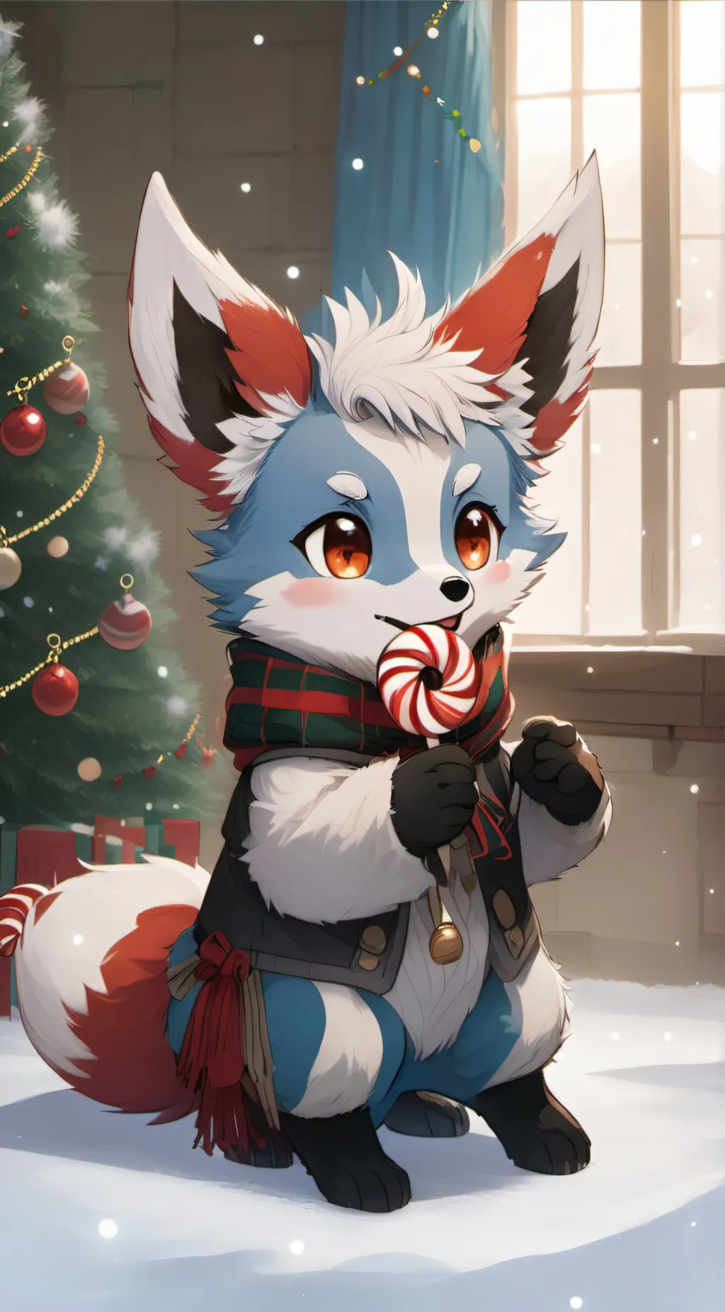 ai character: Christmas  background