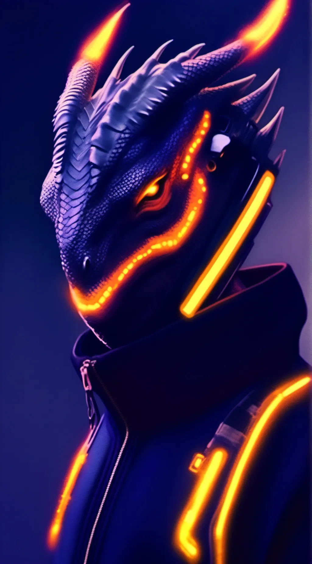 ai character: Black Dragon background