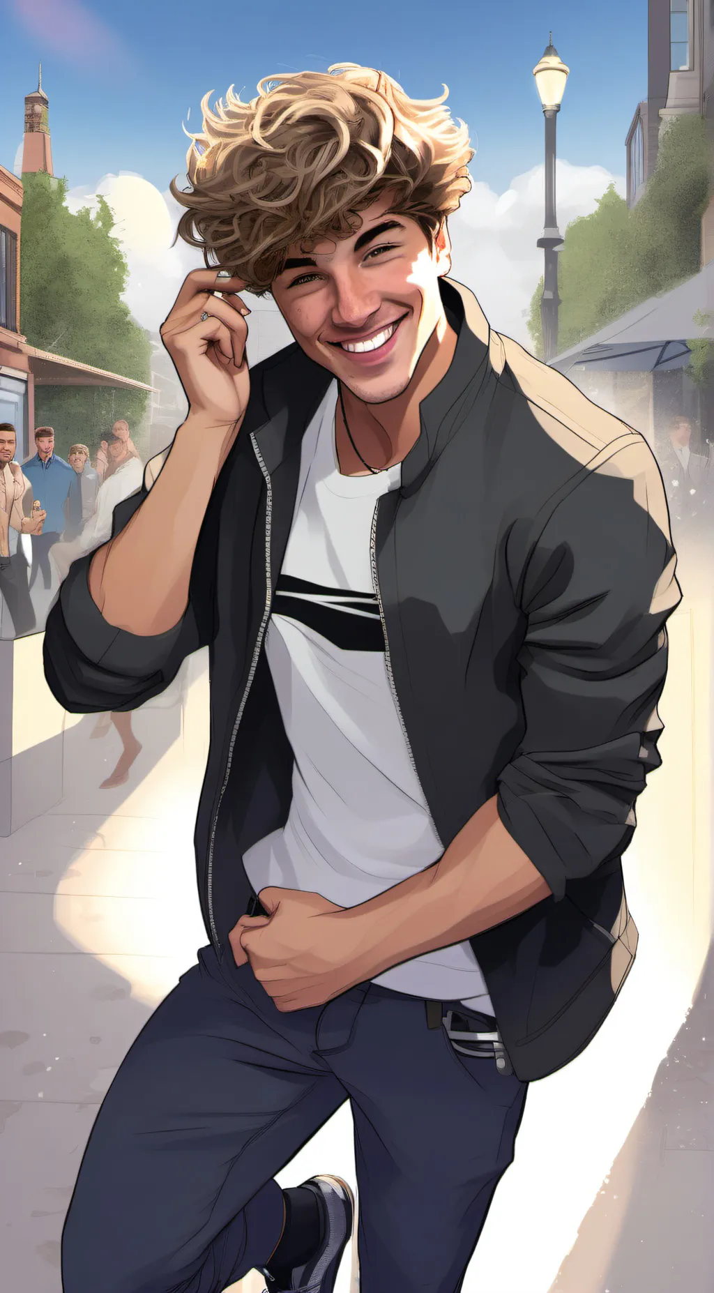 ai character: Jeremiah  background