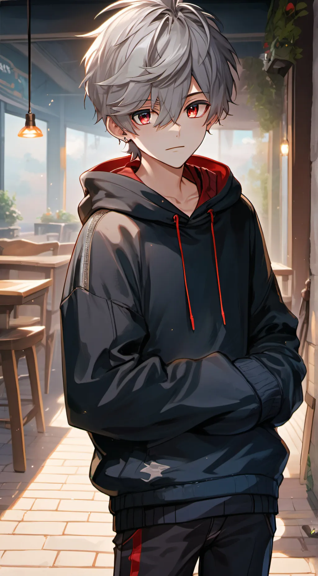 ai character: Tsukasa  background