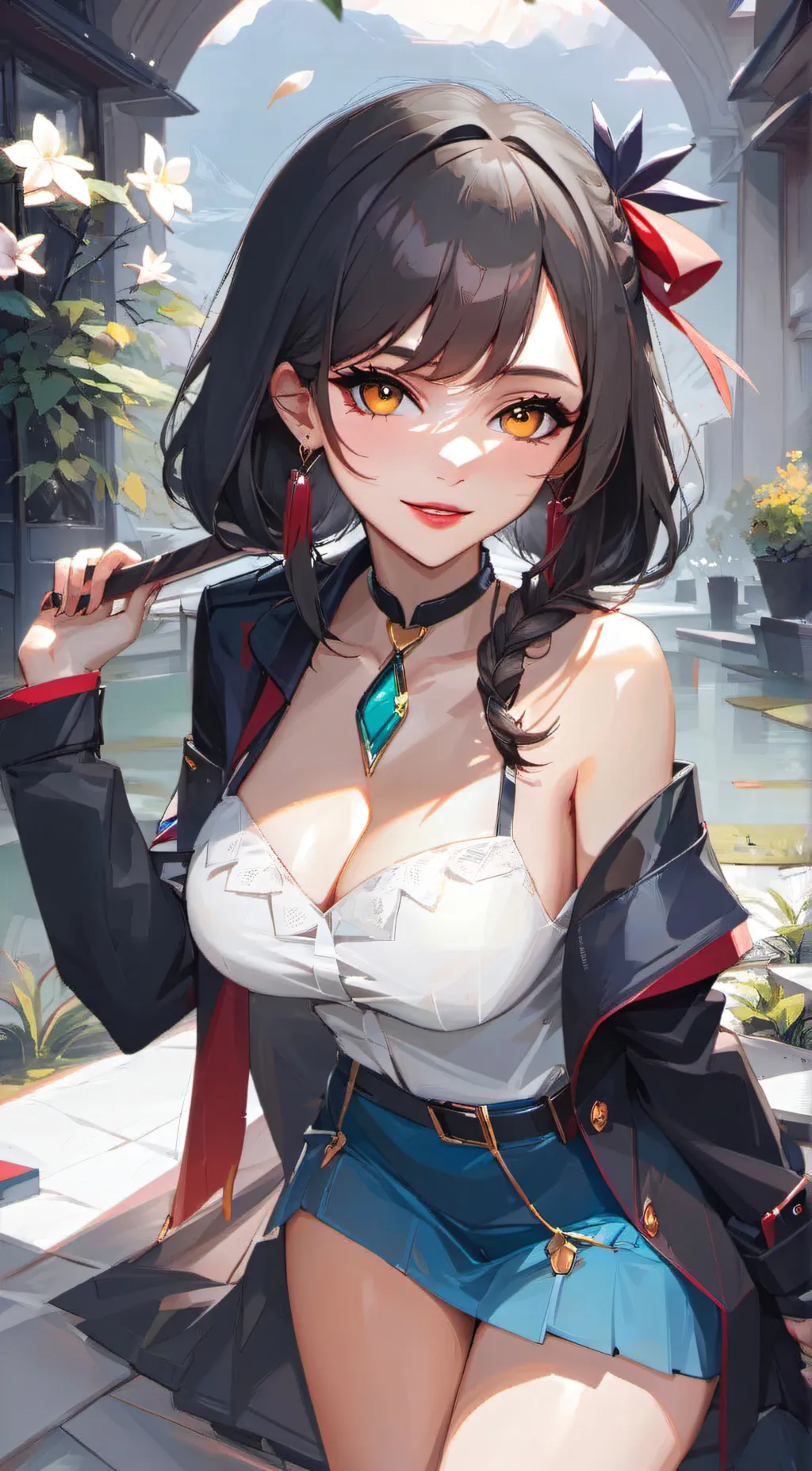 ai character: Ash background