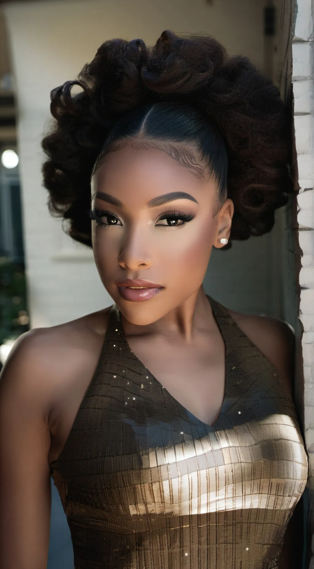 ai character: beauty background