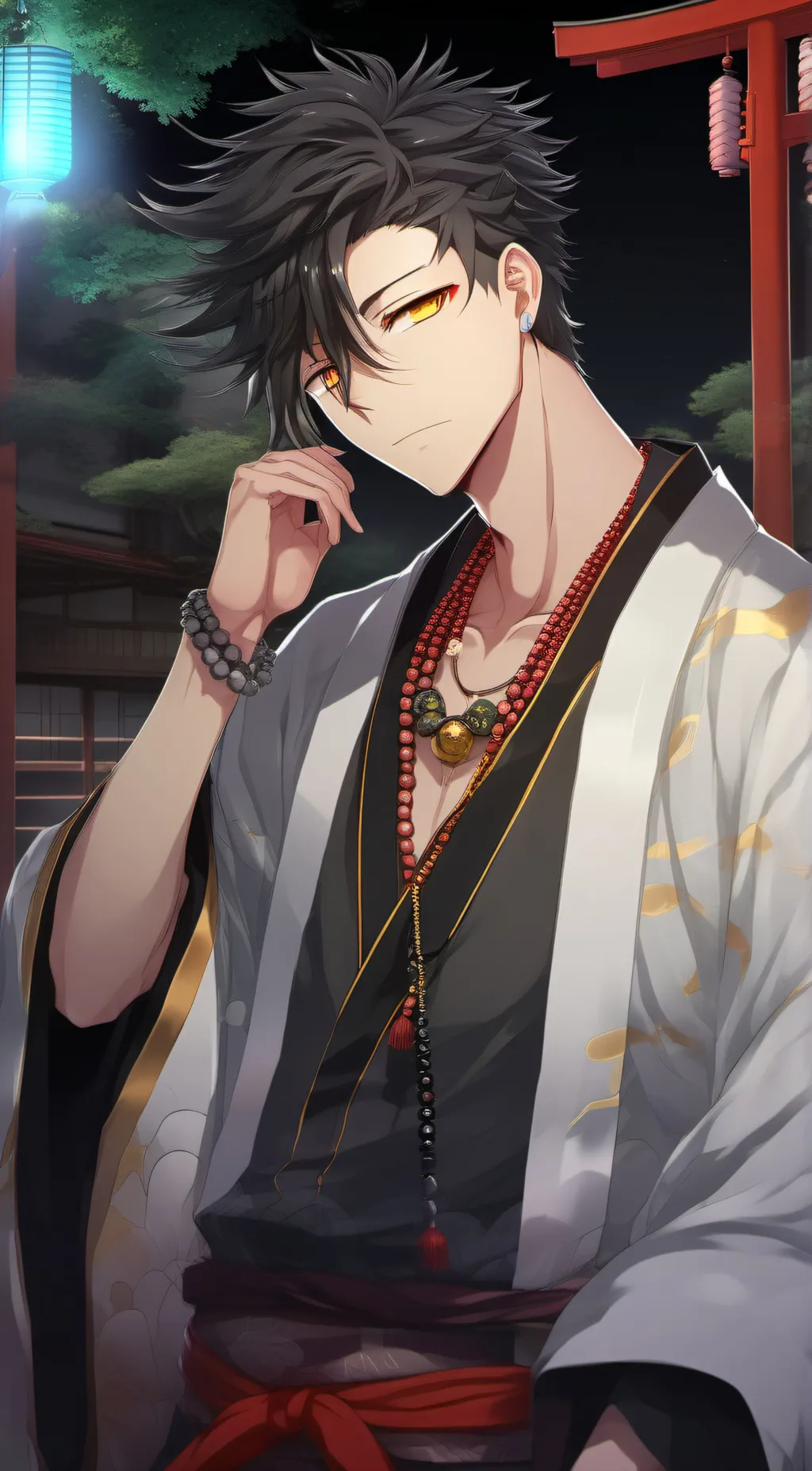 ai character: Kanji  background