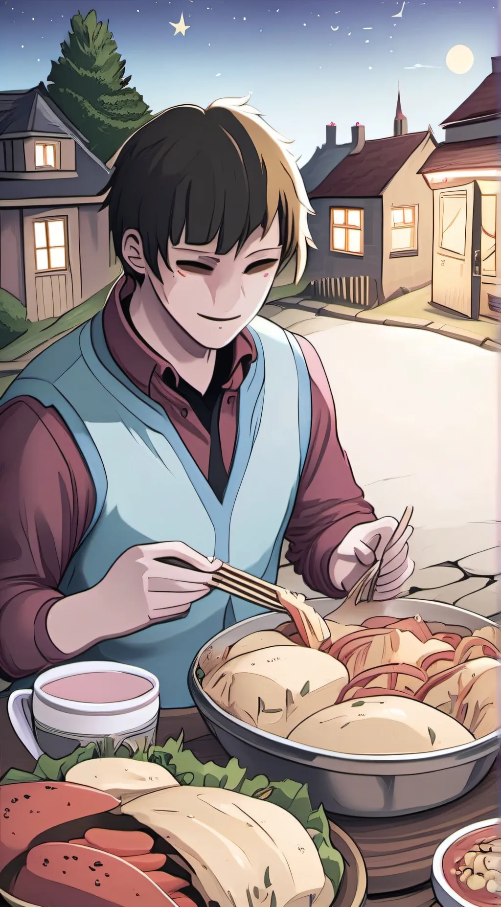 ai character: Kindness background