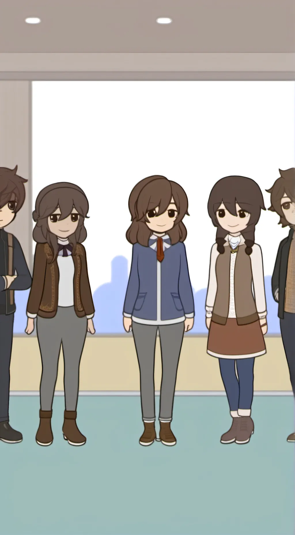 ai character: my friend group background