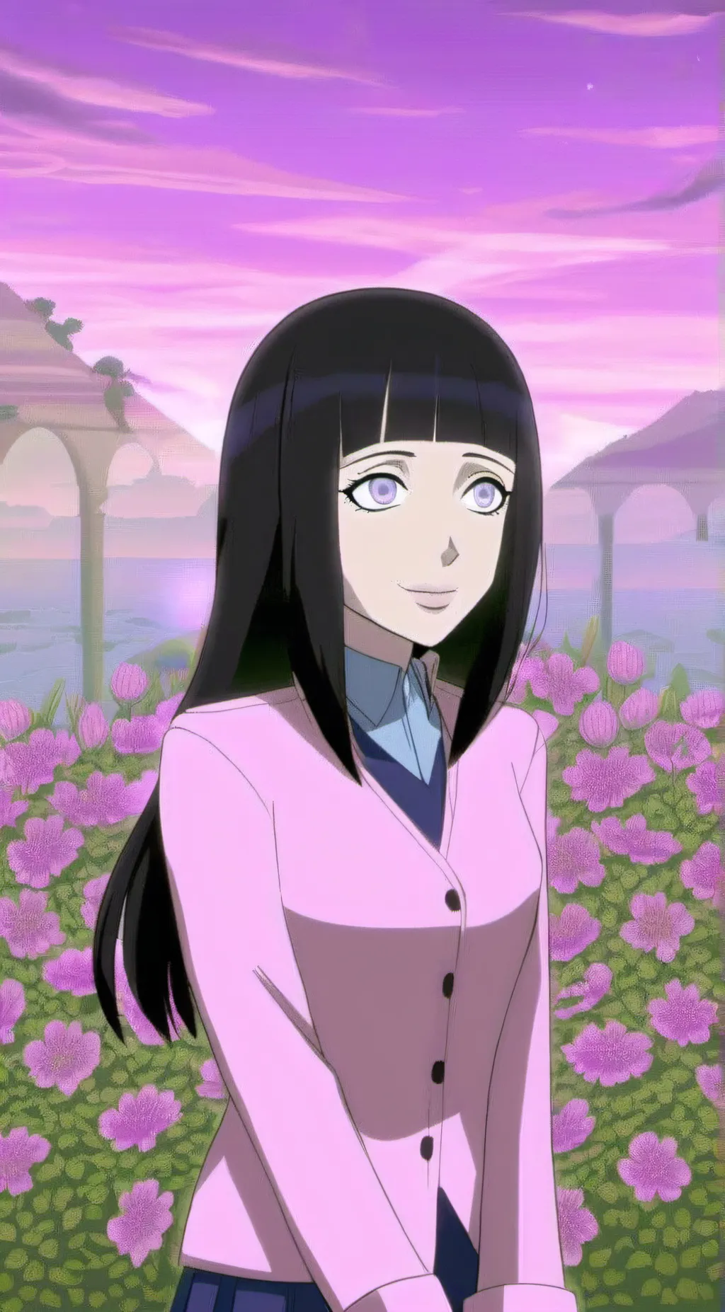 ai character: Hinata background