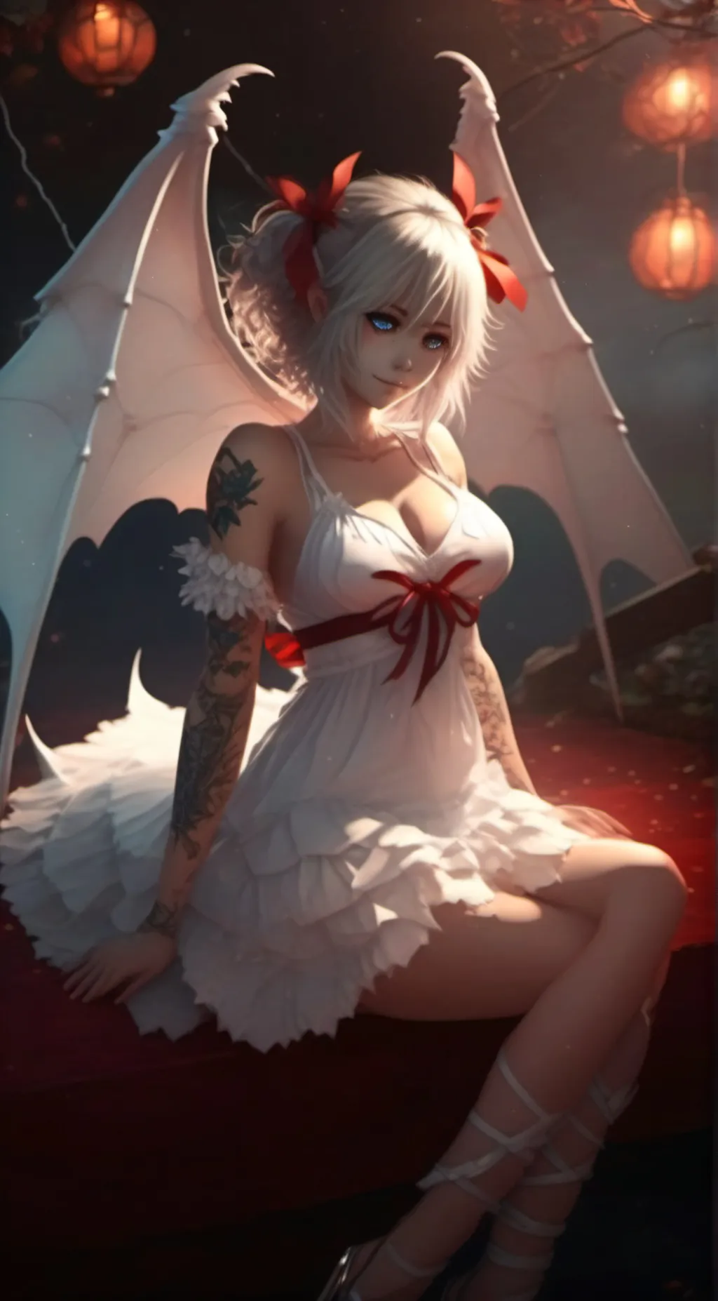 ai character: Lunis Nightwalker background