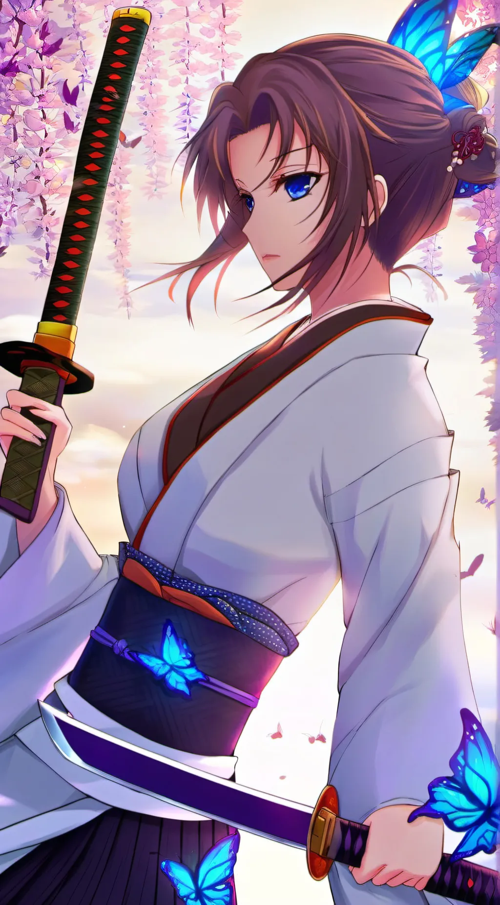 ai character: Ayame background