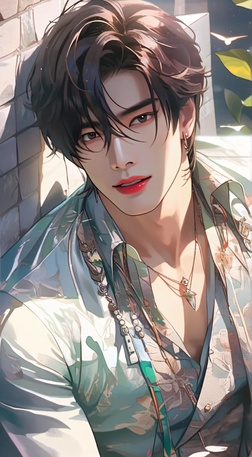 ai character: hyunjin  background