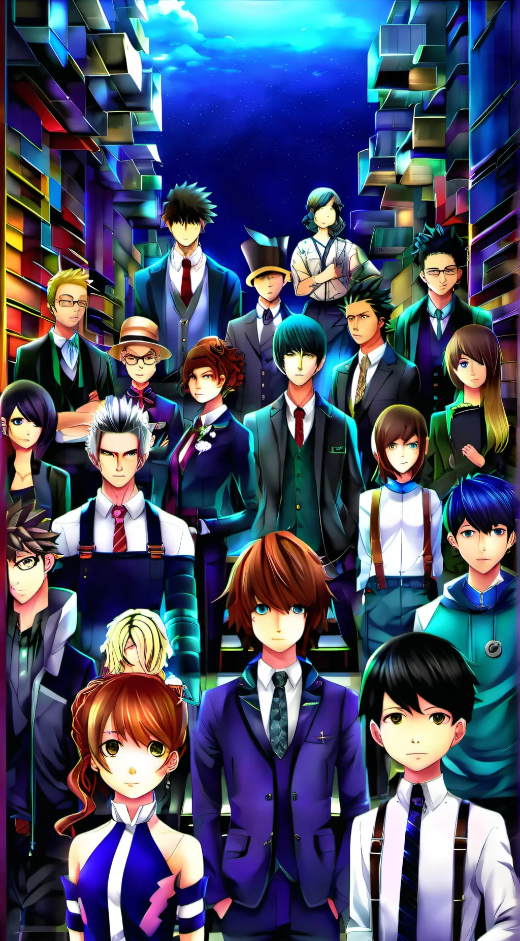 ai character: Class 1-A background