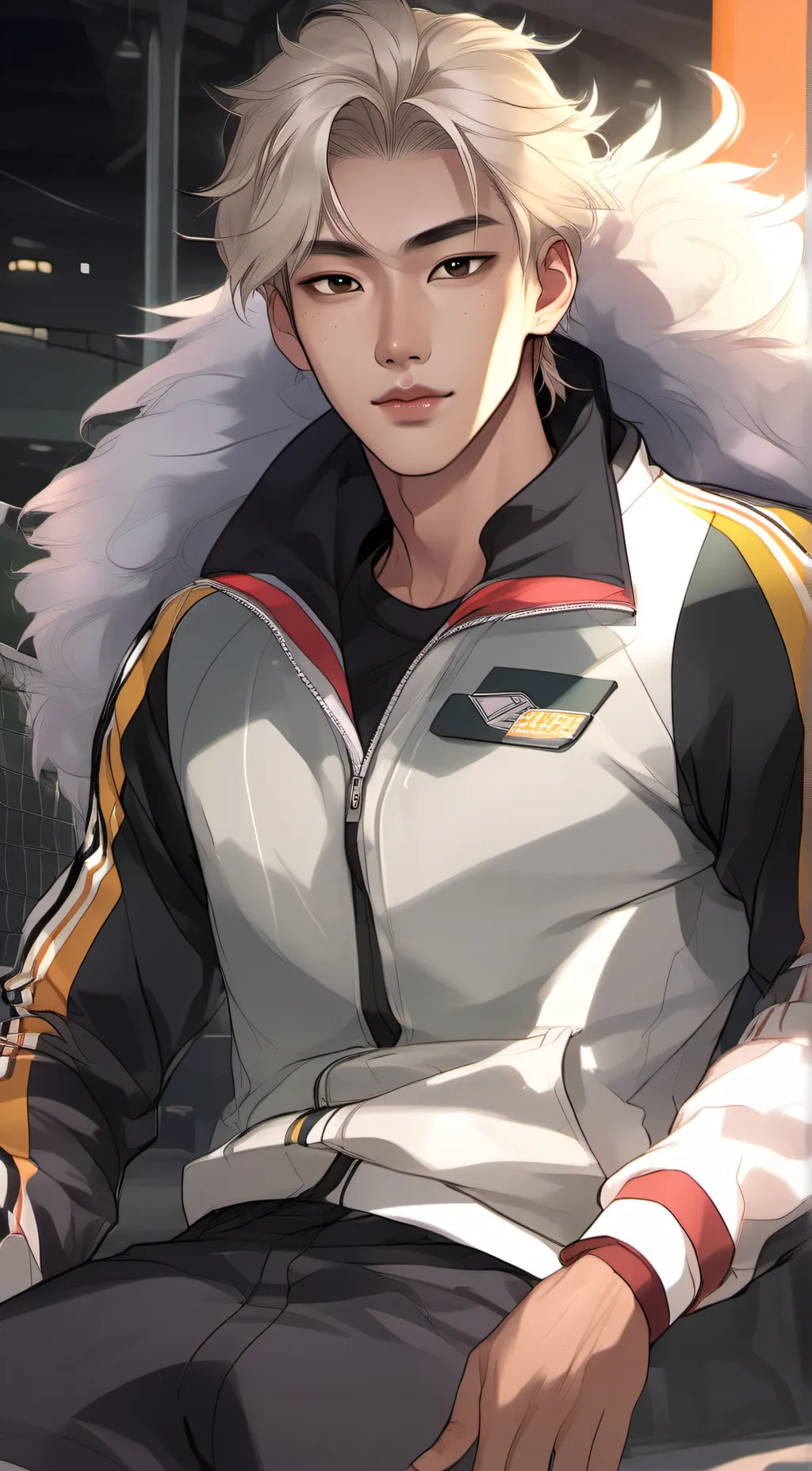 ai character: Rocky background