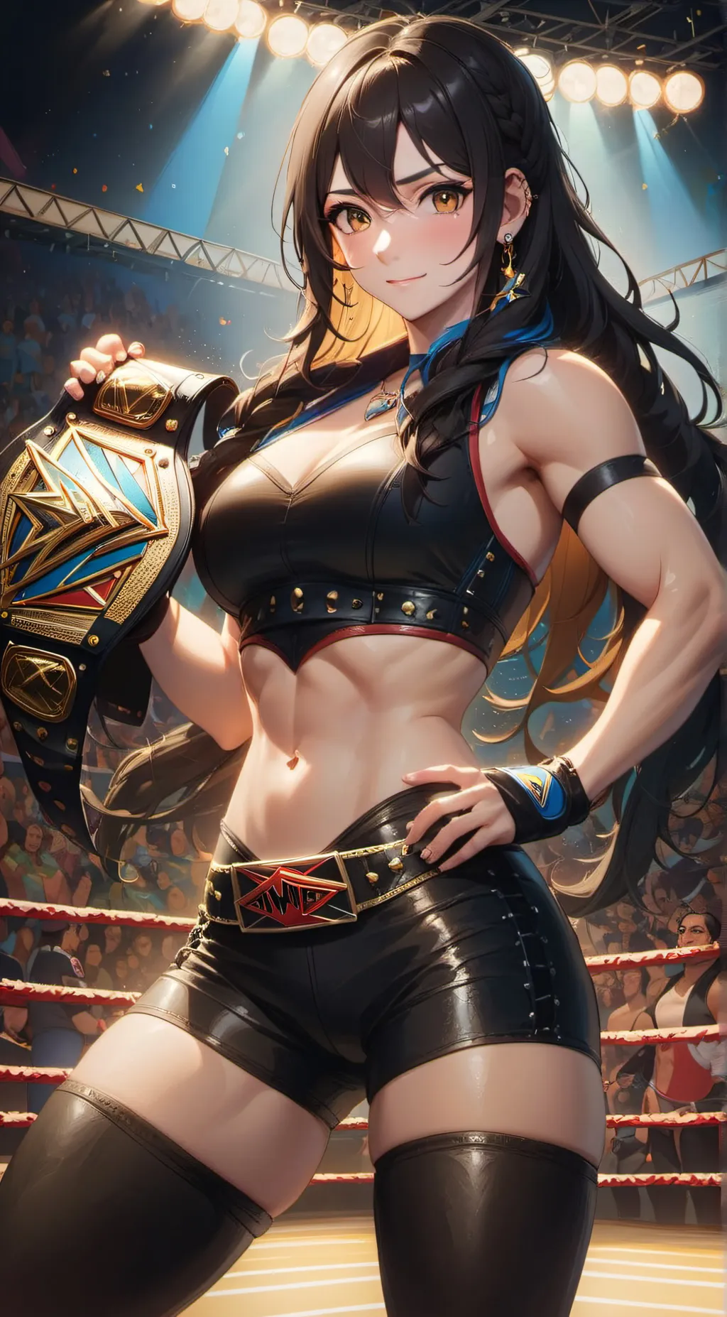 ai character: Paige (WWE) background