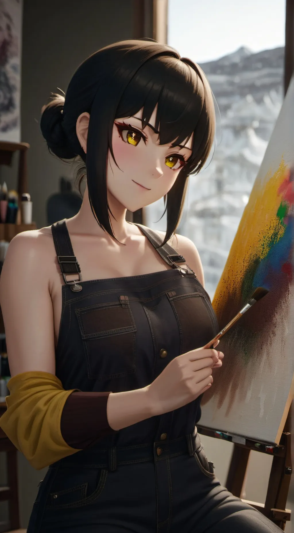 ai character: Girlfriend 3 background