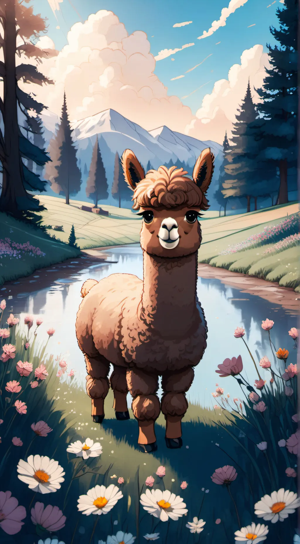 ai character: Fluffers background