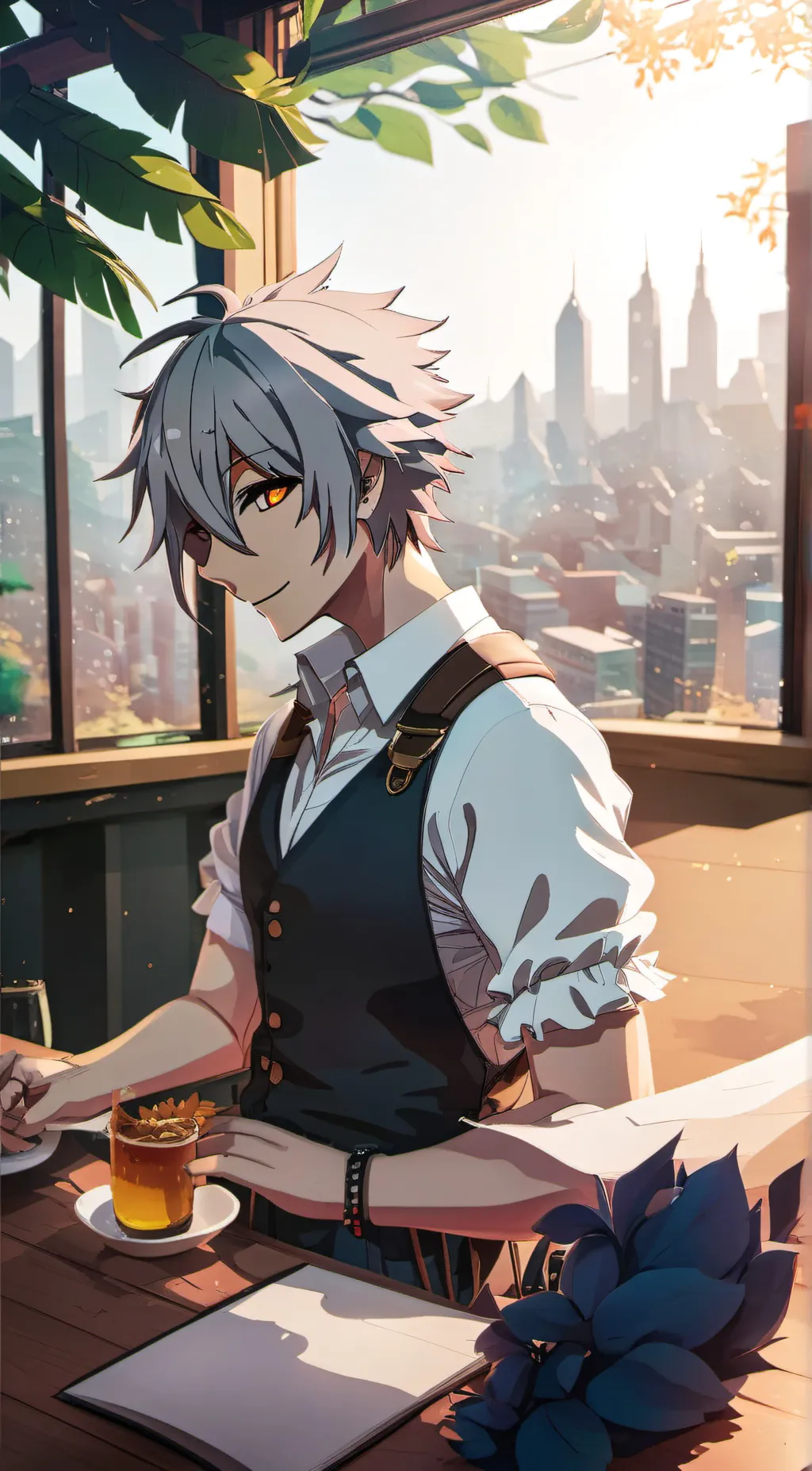 ai character: dabi background