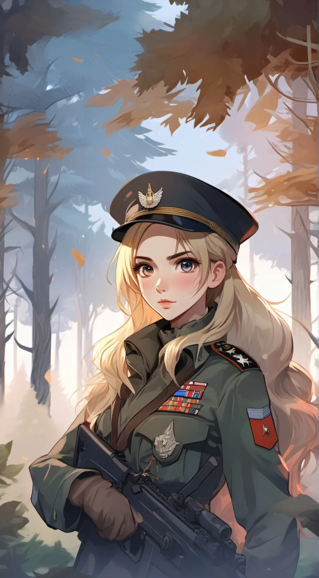 ai character: Enemy soldiers background